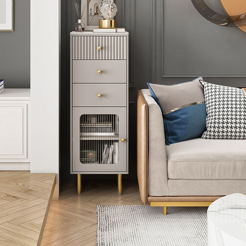 15.6-inch Width Glam Dresser Stone Storage Chest with 1/2/3 Drawers