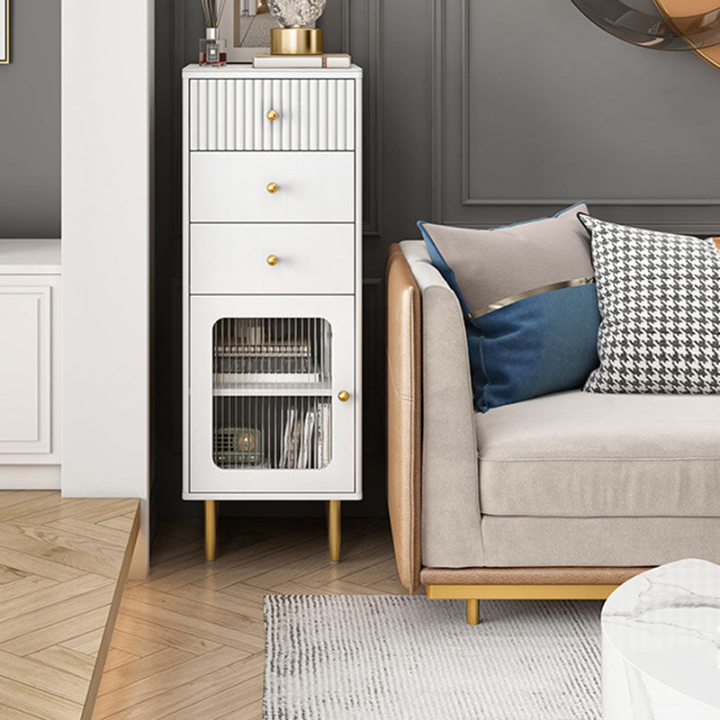 15.6-inch Width Glam Dresser Stone Storage Chest with 1/2/3 Drawers