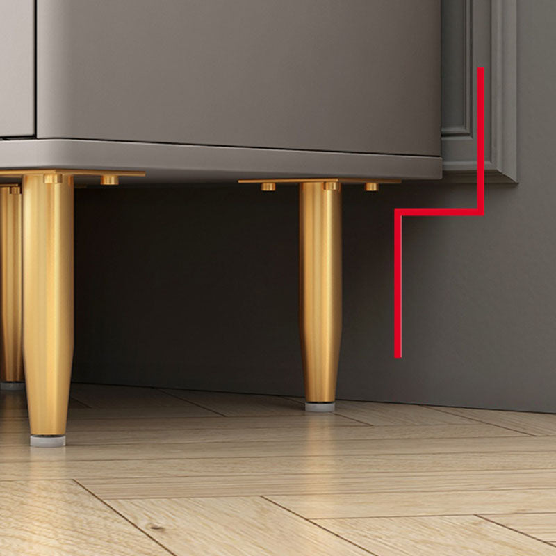 15.6-inch Width Glam Dresser Stone Storage Chest with 1/2/3 Drawers