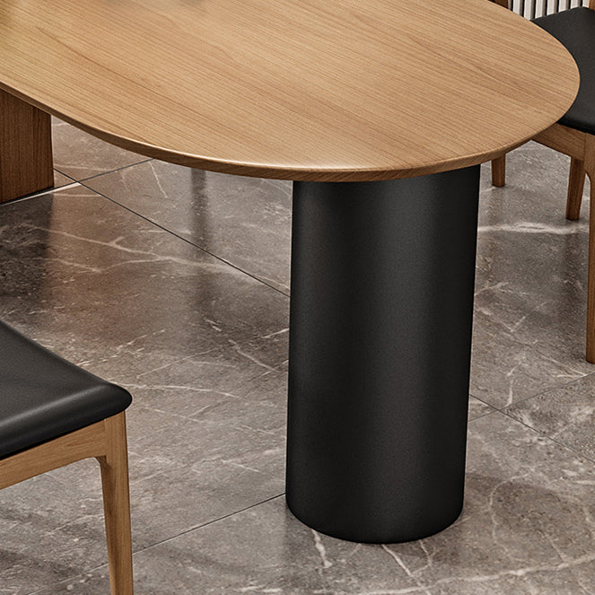 Pine Solid Wood Dining Table Free Form Dining Table for Dining Room