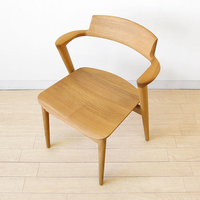 Solid Wood Dining Arm Chair Traditional Dining Accent Chair for Home