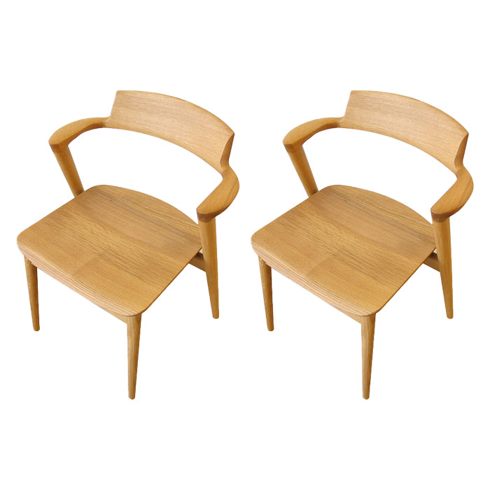 Solid Wood Dining Arm Chair Traditional Dining Accent Chair for Home