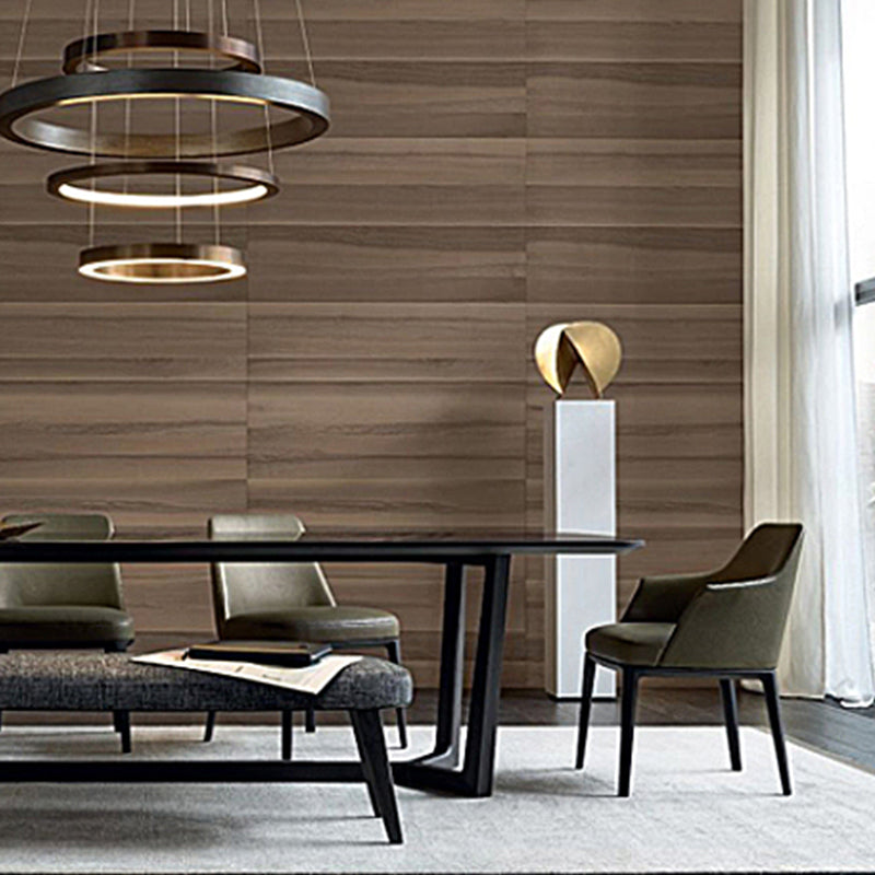 Upholstered Dining Accent Chair Faux Leather and Solid Wood Dining Room Chair