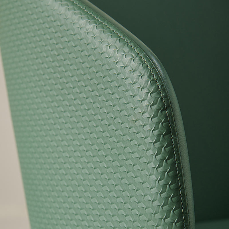 Modern Dining Chair with Metal Legs Upholstered Side Chair for Home