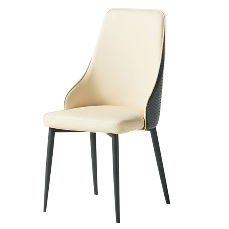 Parsons Dining Accent Chair Industrial Upholstered Dining Side Chair