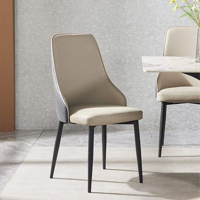 Parsons Dining Accent Chair Industrial Upholstered Dining Side Chair