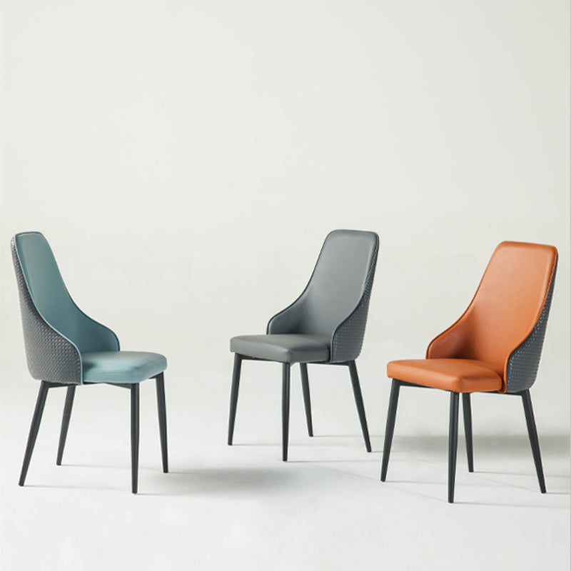 Parsons Dining Accent Chair Industrial Upholstered Dining Side Chair