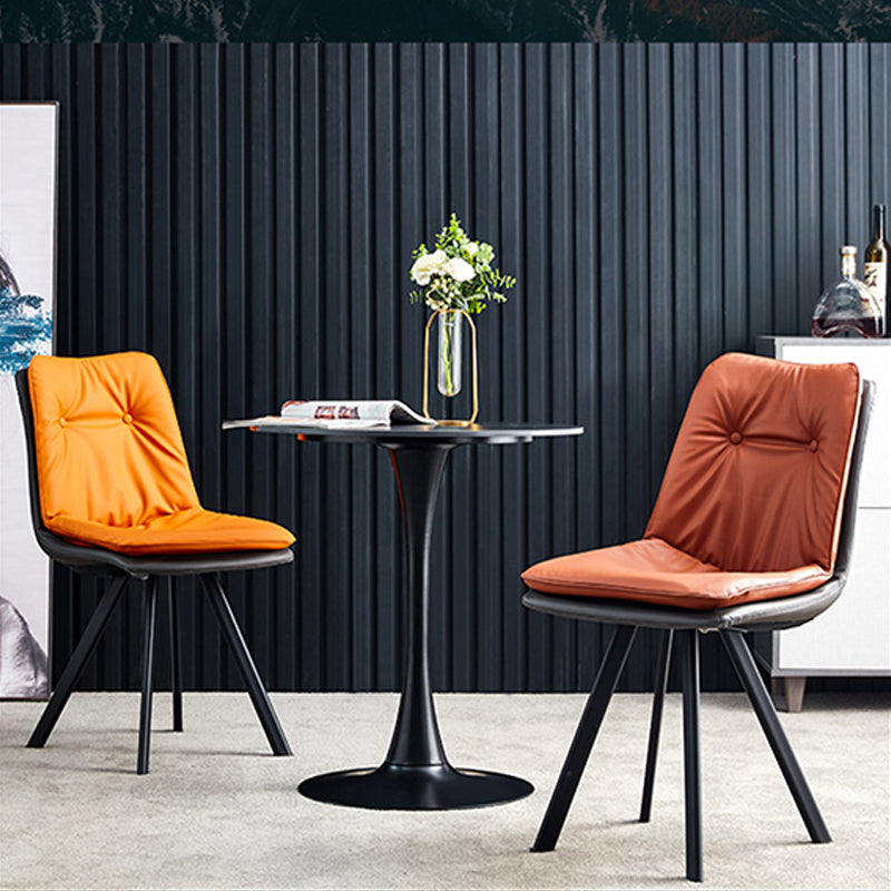 Industrial Upholstered Dining Side Chair Parsons Side Dining Chairs