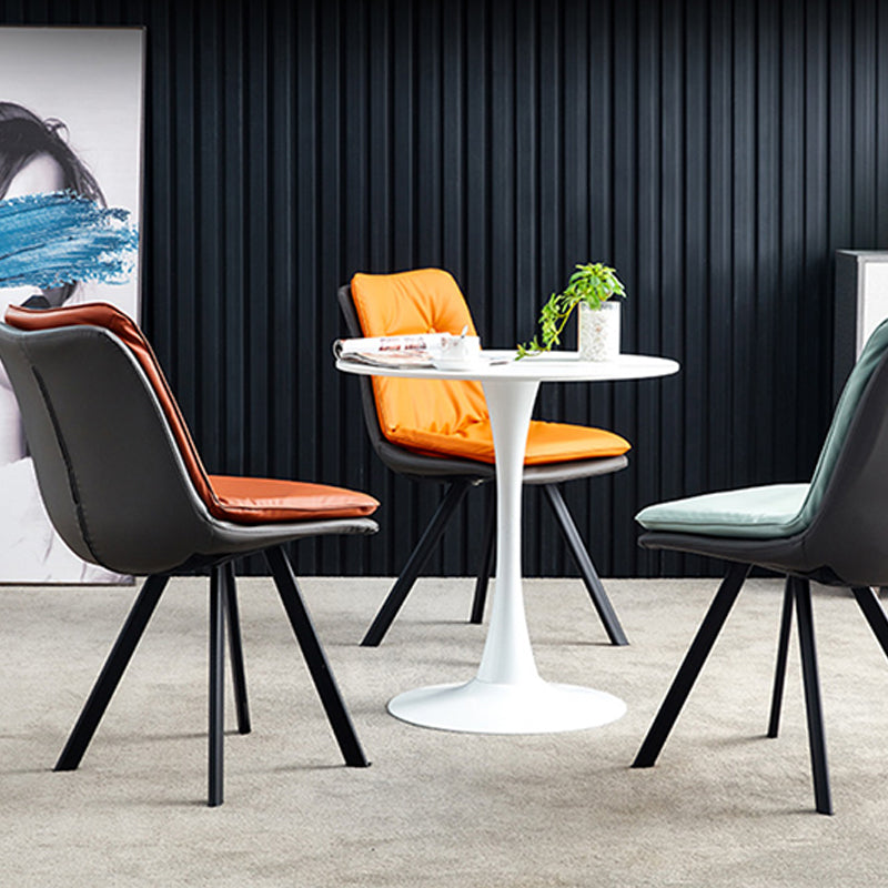 Industrial Upholstered Dining Side Chair Parsons Side Dining Chairs