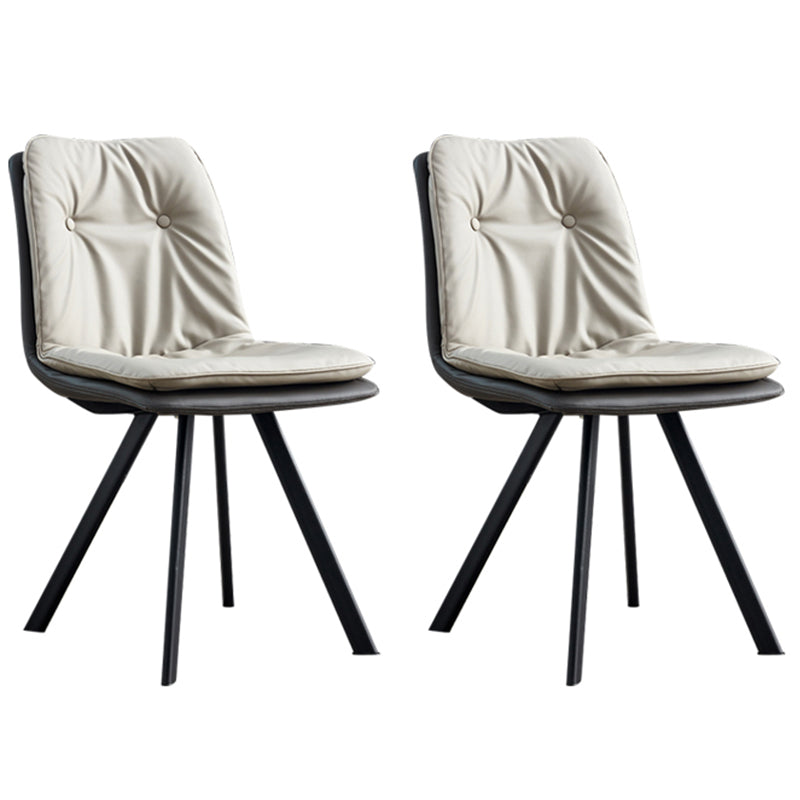 Industrial Upholstered Dining Side Chair Parsons Side Dining Chairs