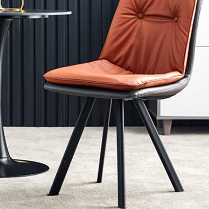 Industrial Upholstered Dining Side Chair Parsons Side Dining Chairs