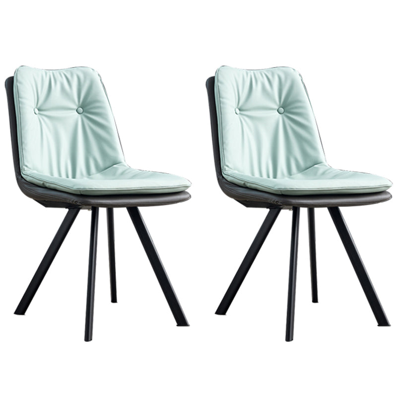 Industrial Upholstered Dining Side Chair Parsons Side Dining Chairs