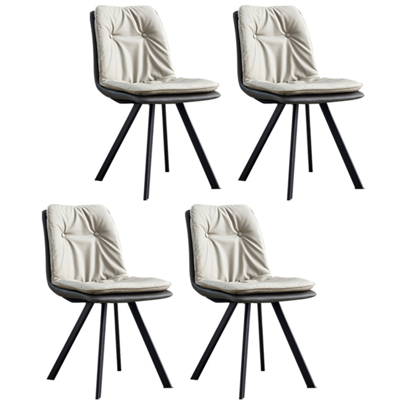 Industrial Upholstered Dining Side Chair Parsons Side Dining Chairs