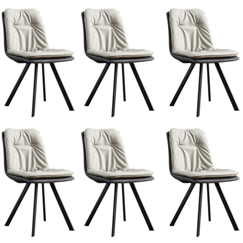 Industrial Upholstered Dining Side Chair Parsons Side Dining Chairs