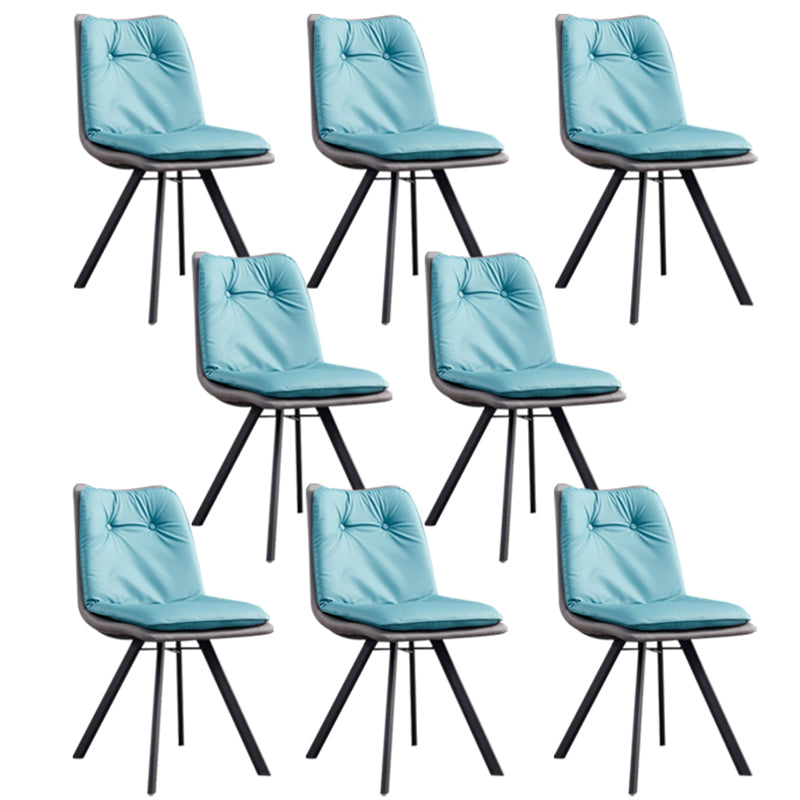 Industrial Upholstered Dining Side Chair Parsons Side Dining Chairs