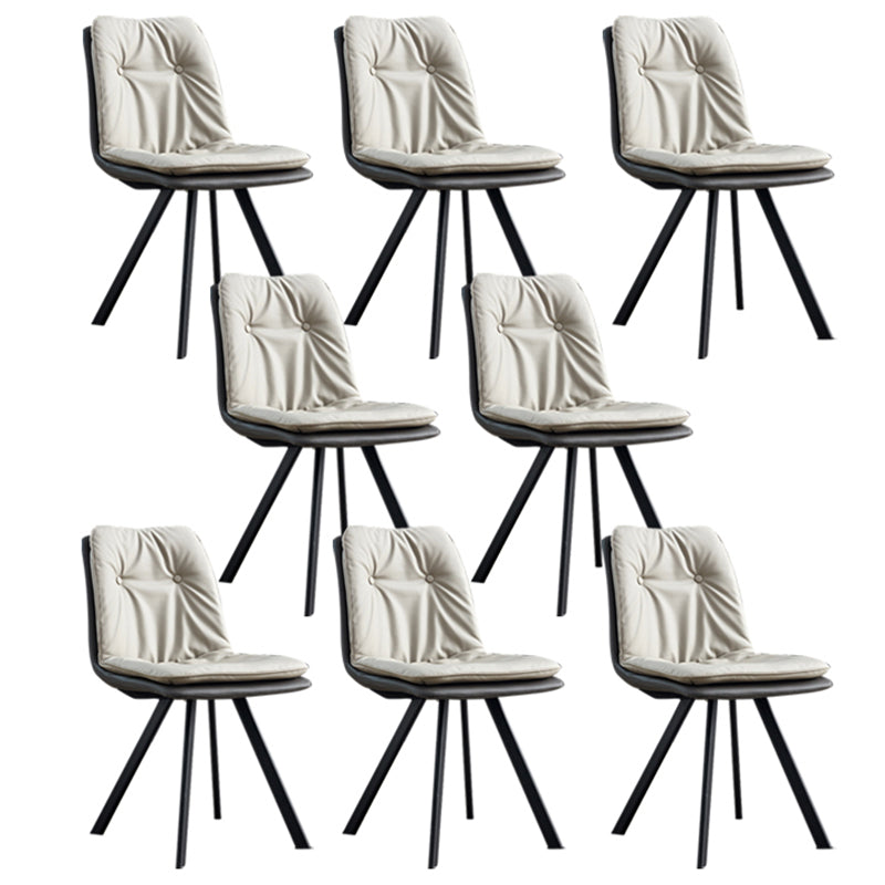 Industrial Upholstered Dining Side Chair Parsons Side Dining Chairs