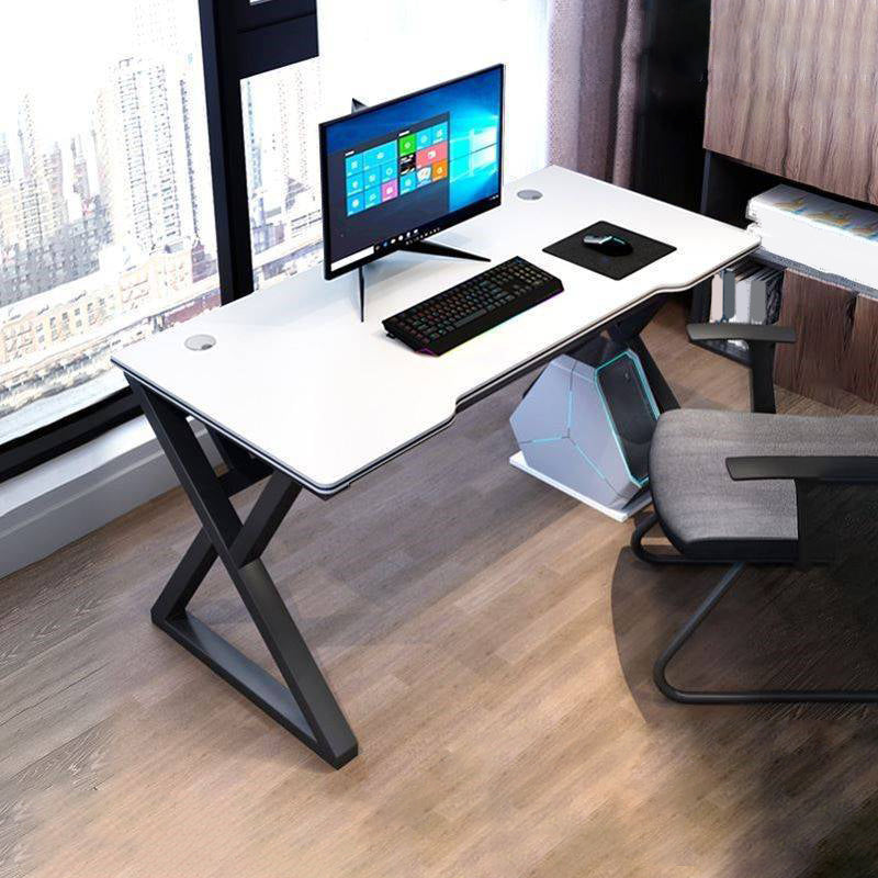 Ergonomic Trestle Gaming Desk Modern Computer Desk for Dormitory