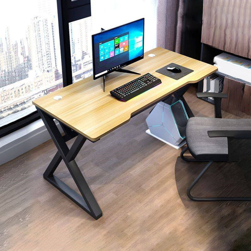 Ergonomic Trestle Gaming Desk Modern Computer Desk for Dormitory