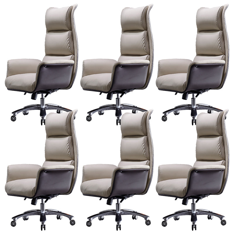 Contemporary Adjustable Seat Height Chair High Back Task Swivel Chair