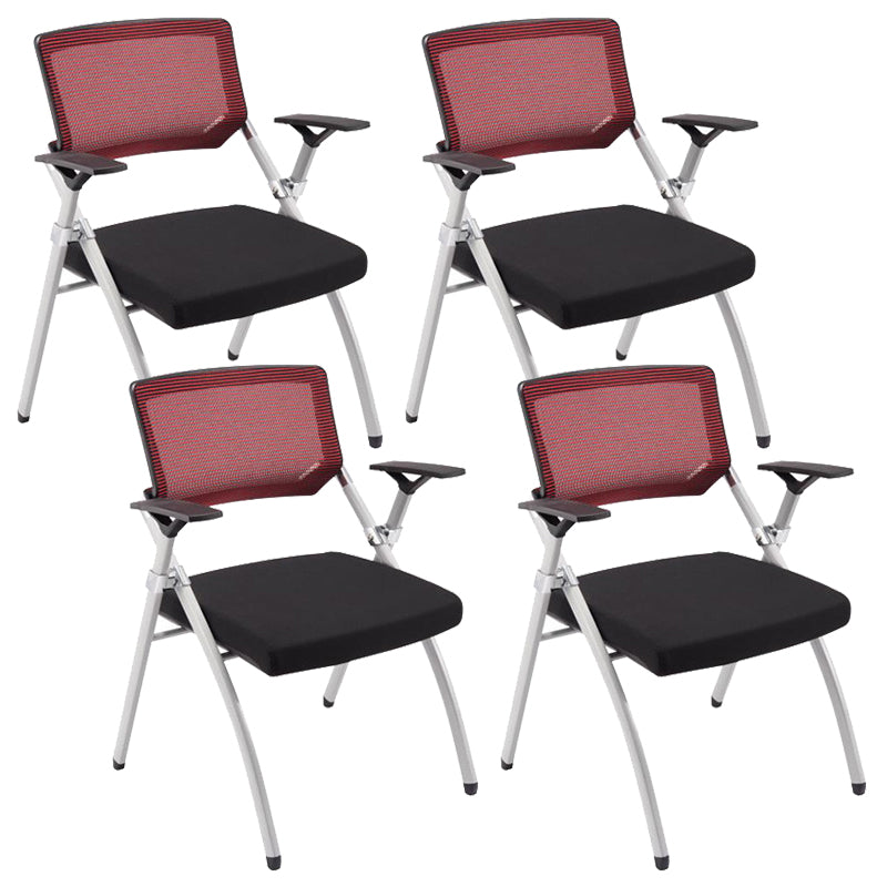 CorLiving Workspace Desk Chair in White Frame Conference Chair