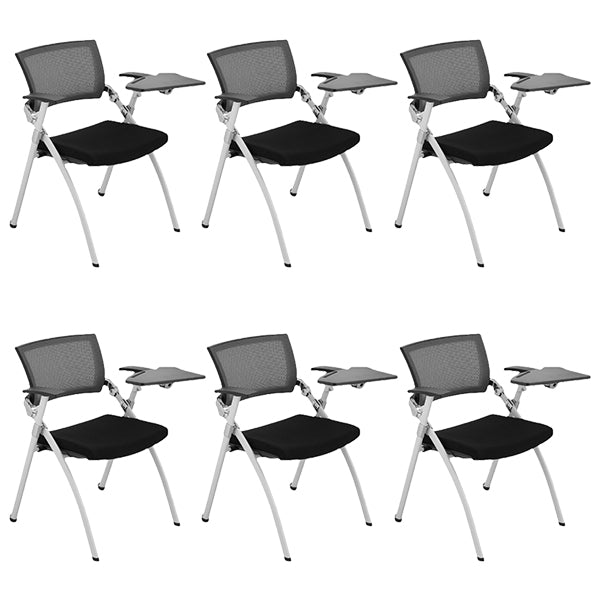 CorLiving Workspace Desk Chair in White Frame Conference Chair