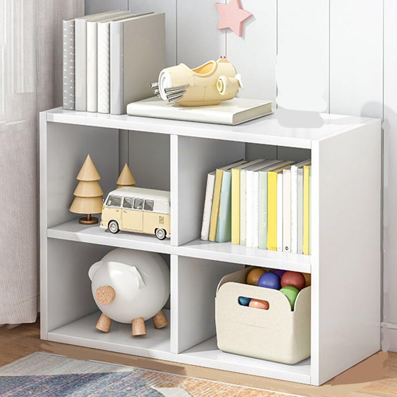 Wood Engineered Wood Bookcase Closed Back 11.8" Wide Modern Bookshelf for Office