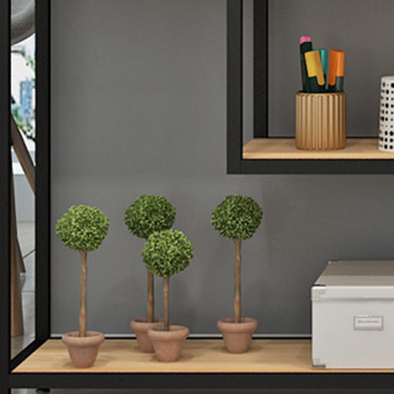 11.8" W X 78.7" H Glam Bookcase Metal Vertical Book Shelf for Bedroom