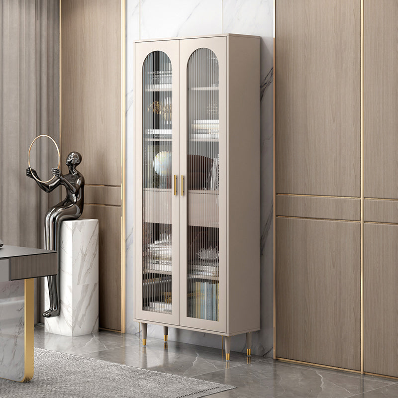 Glam Metal Bookcase Standard Closed Back Bookshelf for Home Office