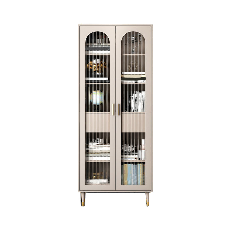 Glam Metal Bookcase Standard Closed Back Bookshelf for Home Office