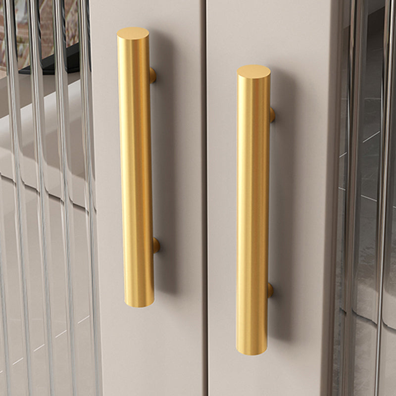 Glam Metal Bookcase Standard Closed Back Bookshelf for Home Office