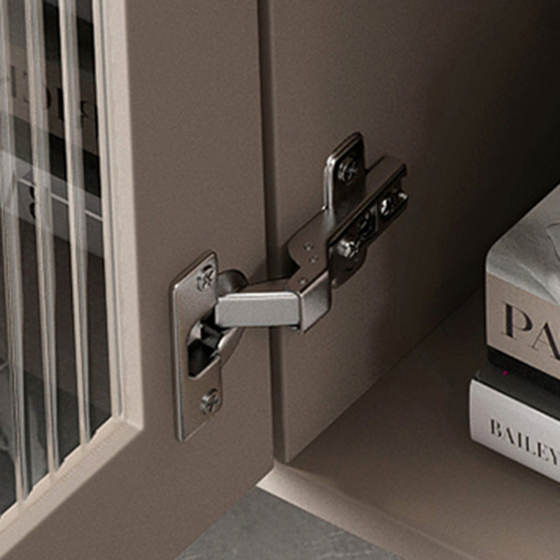 Glam Metal Bookcase Standard Closed Back Bookshelf for Home Office