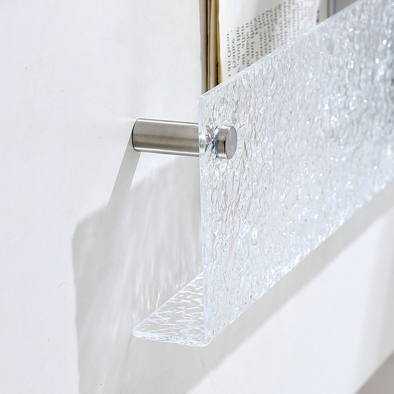 Floating Clear Plastic/Acrylic Bookcase Urban Wall Mounted Shelf