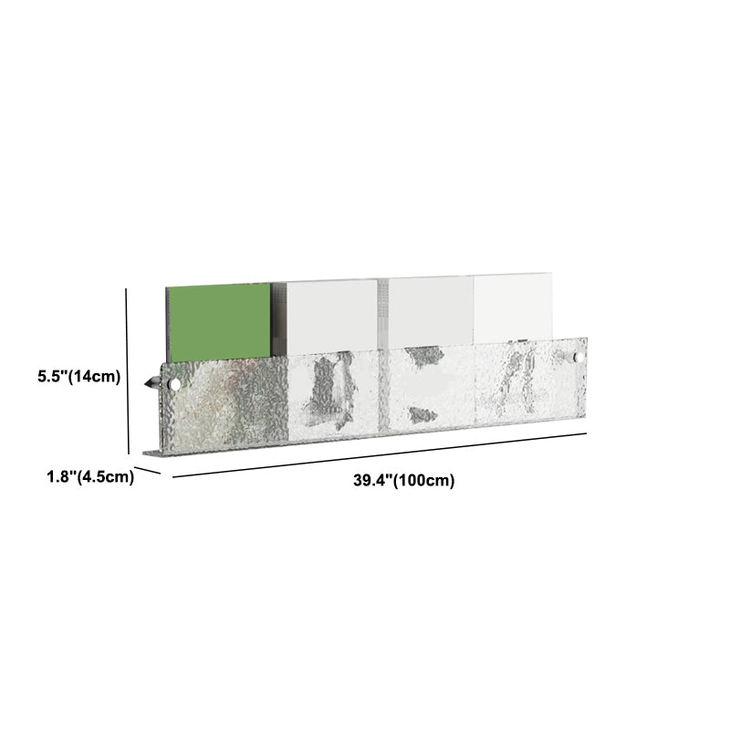 Floating Clear Plastic/Acrylic Bookcase Urban Wall Mounted Shelf