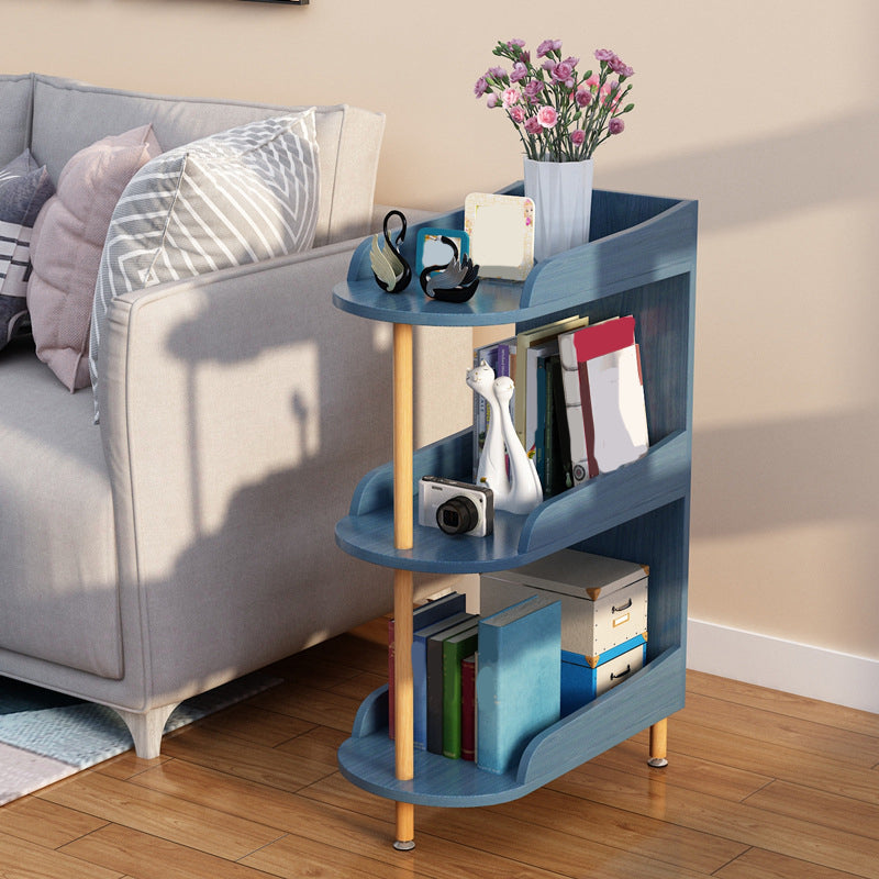 Engineered Wood Contemporary Shelf Bookcase Standard Open Bookcase
