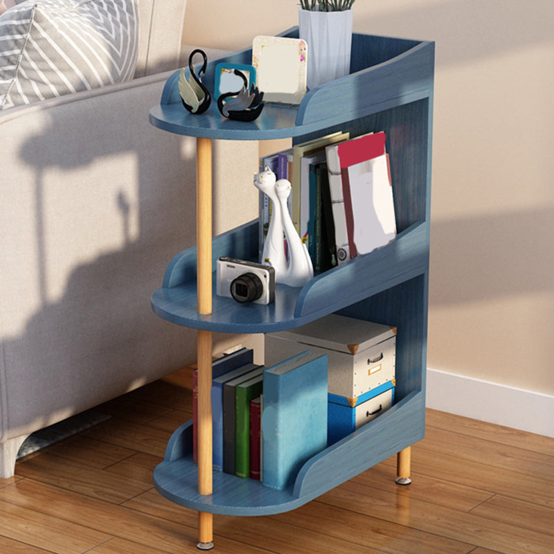 Engineered Wood Contemporary Shelf Bookcase Standard Open Bookcase