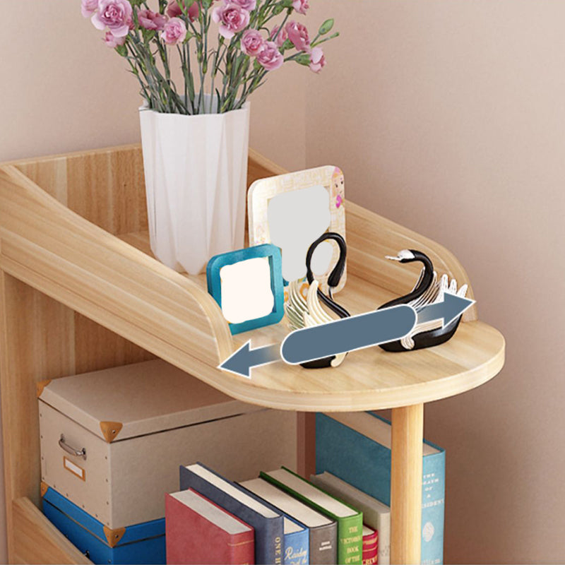 Engineered Wood Contemporary Shelf Bookcase Standard Open Bookcase