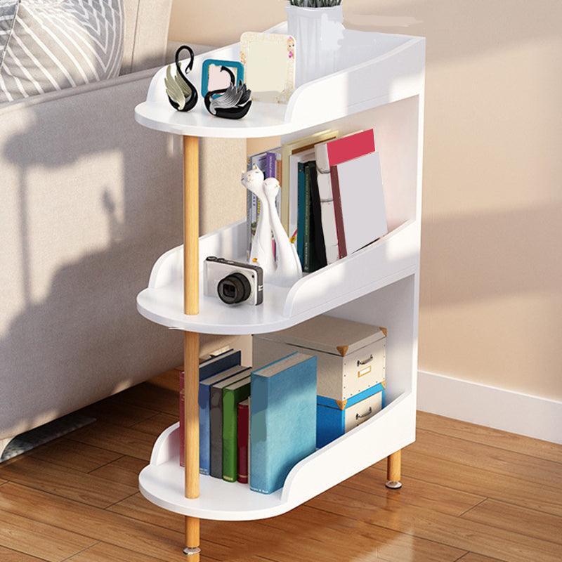 Engineered Wood Contemporary Shelf Bookcase Standard Open Bookcase