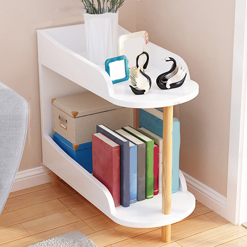 Engineered Wood Contemporary Shelf Bookcase Standard Open Bookcase