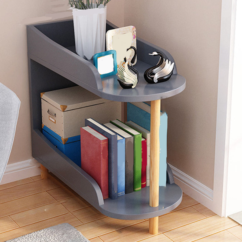 Engineered Wood Contemporary Shelf Bookcase Standard Open Bookcase