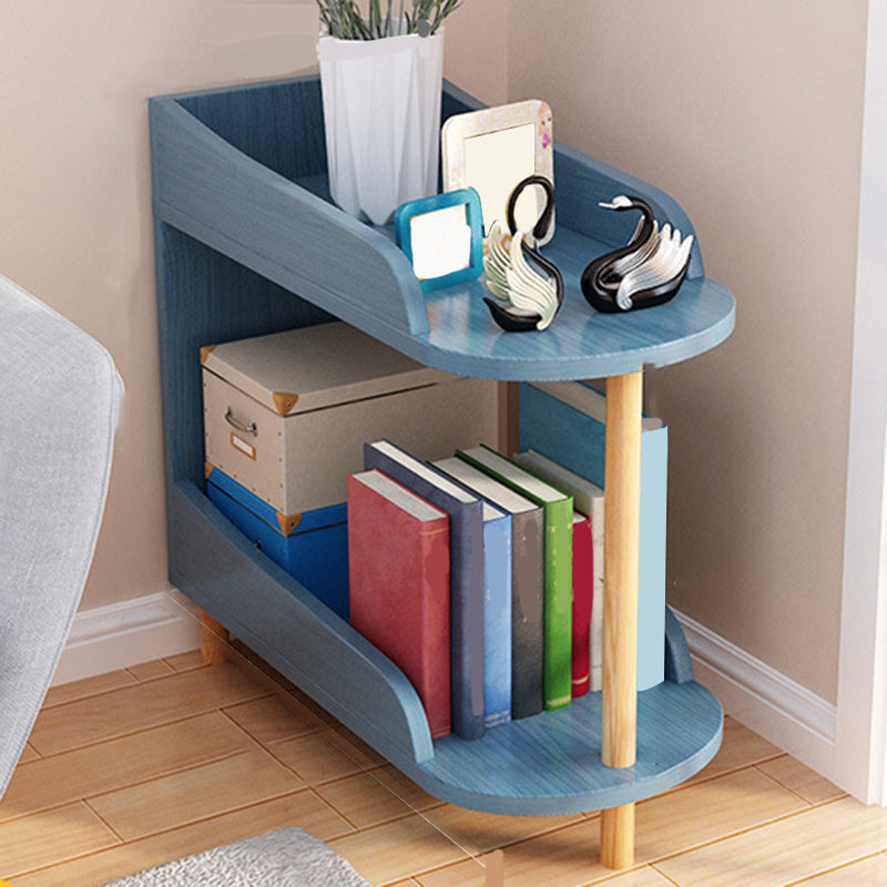 Engineered Wood Contemporary Shelf Bookcase Standard Open Bookcase