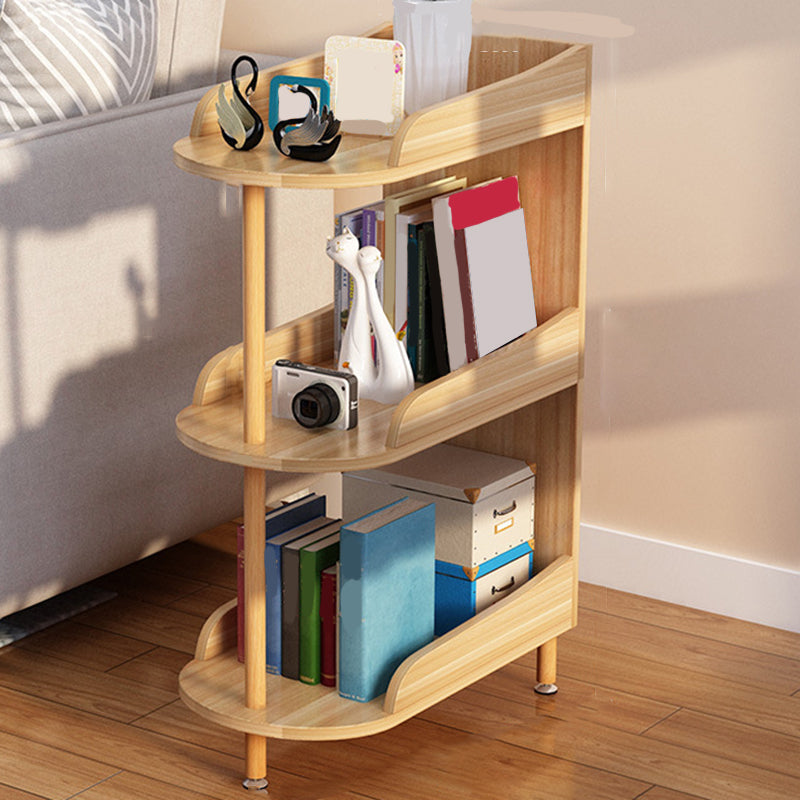 Engineered Wood Contemporary Shelf Bookcase Standard Open Bookcase