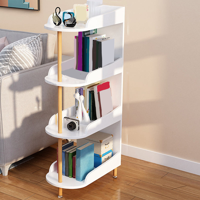 Engineered Wood Contemporary Shelf Bookcase Standard Open Bookcase