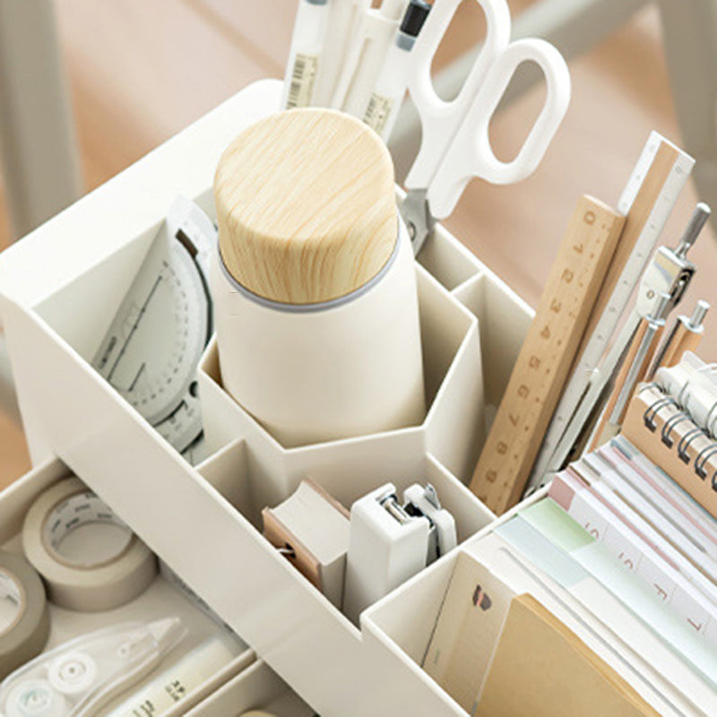 Contemporary Plastic/Acrylic Book Shelf Closed Back Bookcase