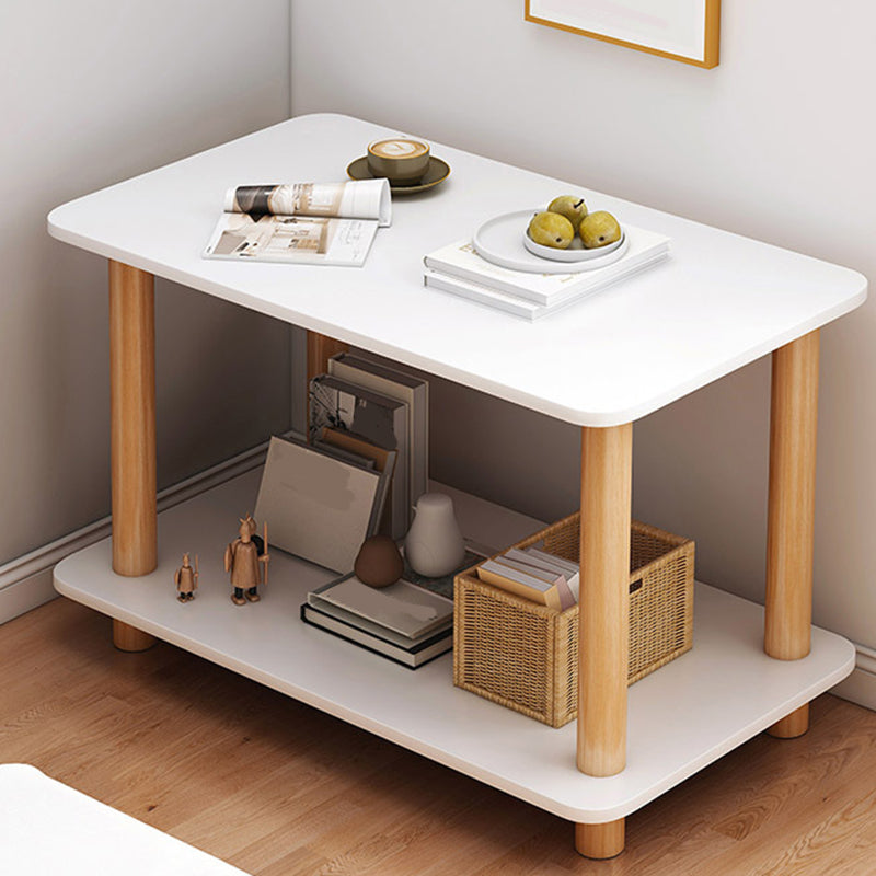 Contemporary Engineered Wood Book Shelf Vertical Open Bookcase