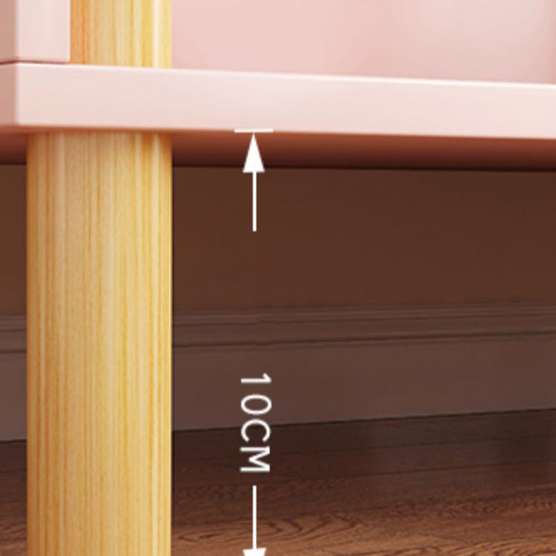 Contemporary Engineered Wood Book Shelf Vertical Open Bookcase