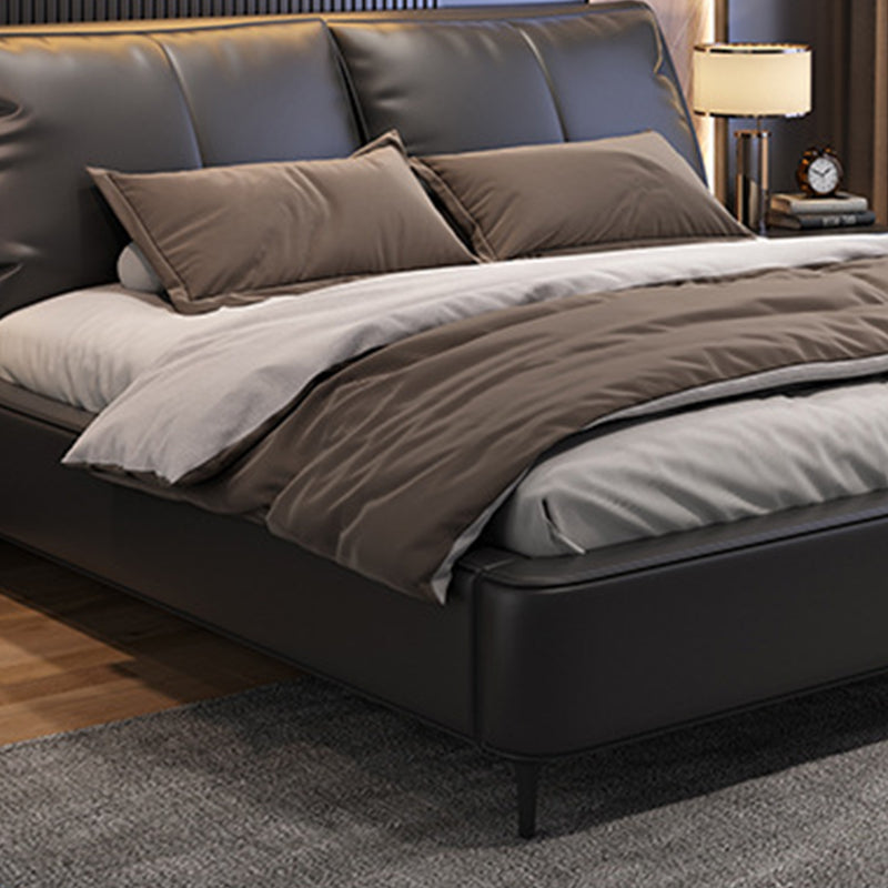 Contemporary Upholstered Mattress Included with Headboard Rectangular Bed