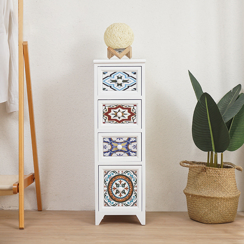 Contemporary Solid Wood Chest with Drawers and Legs Water Resistant Chest