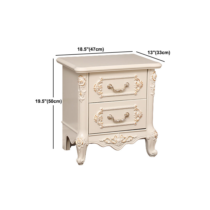 Mid-Century Modern Accent Chest with Cabriole Legs in Pine Wood