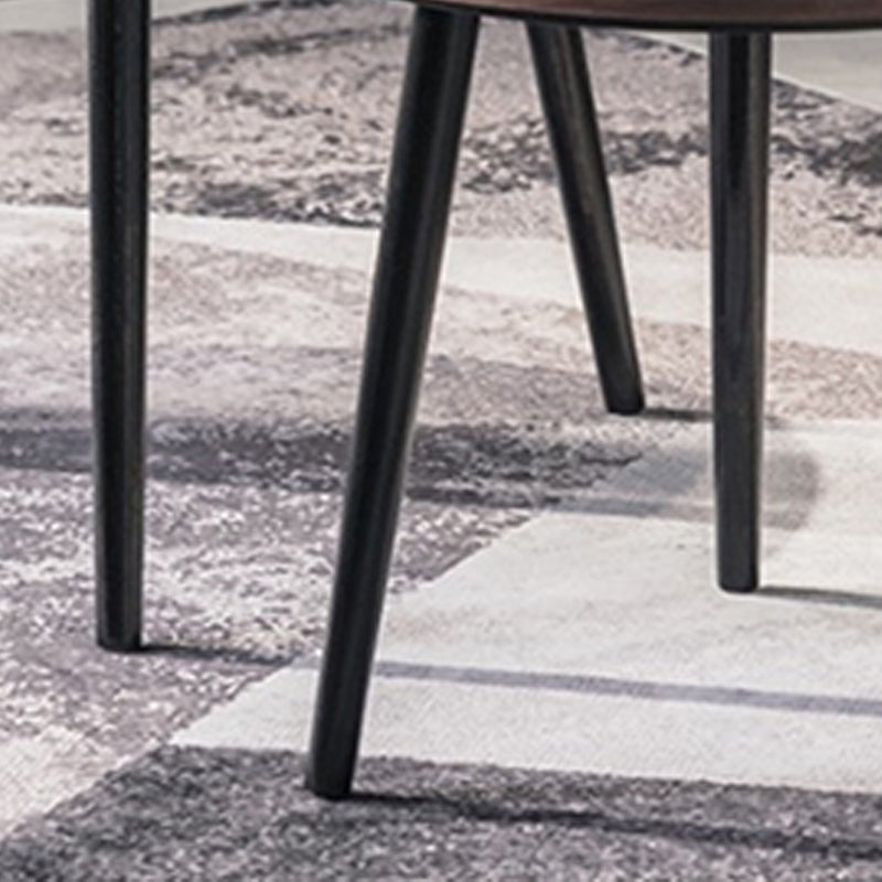 Nordic Round Wood Coffee Table 3 Legs Tray Top Cocktail Table