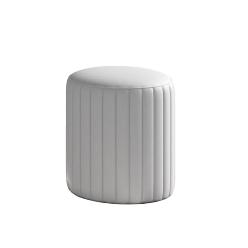Modern 28.94" H Vanity Dressing Table Set 4 Drawers White Dresser with Stool